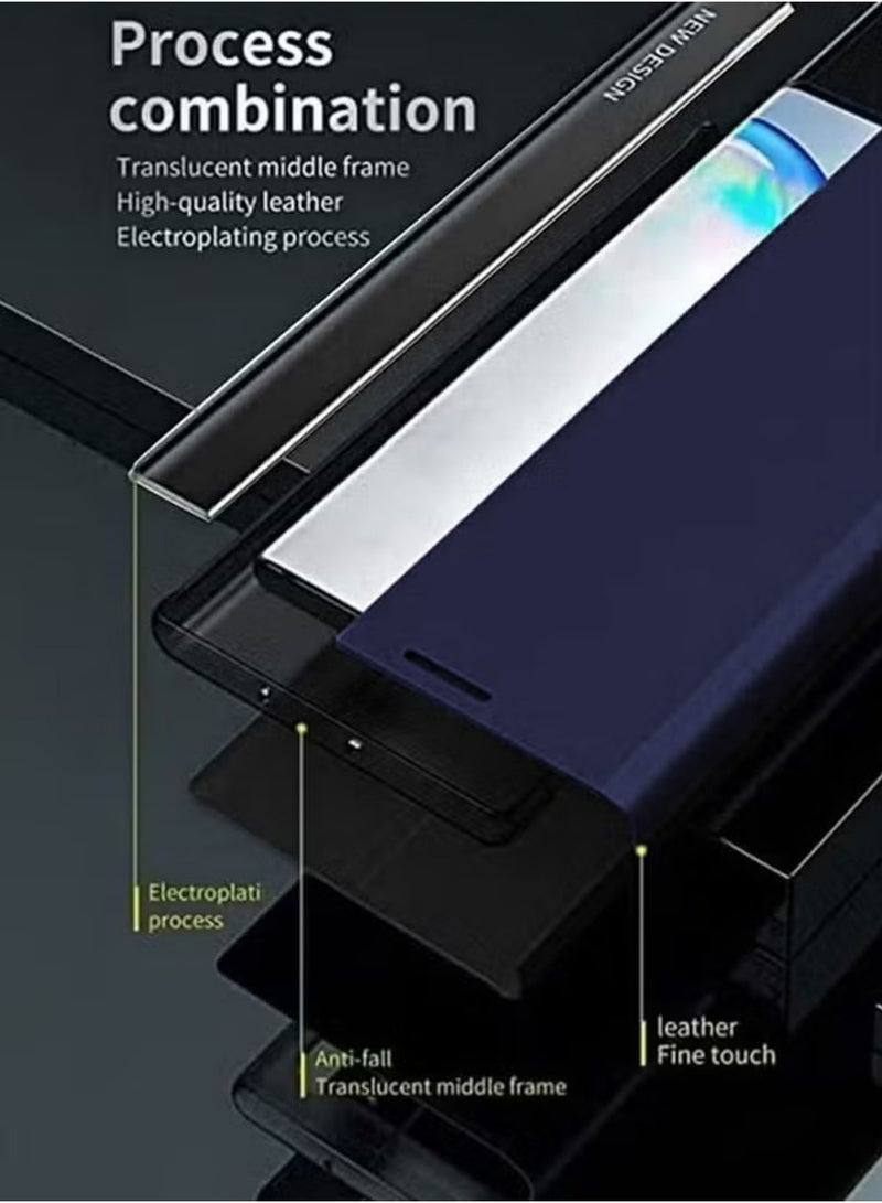 X-level غطاء هاتف سامسونج جالاكسي S25 ألترا مع غطاء خلفي وواجهة كامل، رفيع وقابل للطي، مضاد للخدوش، امتصاص نانو، وظيفة حامل، واقي لهاتف سامسونج S25 ألترا - Image 4