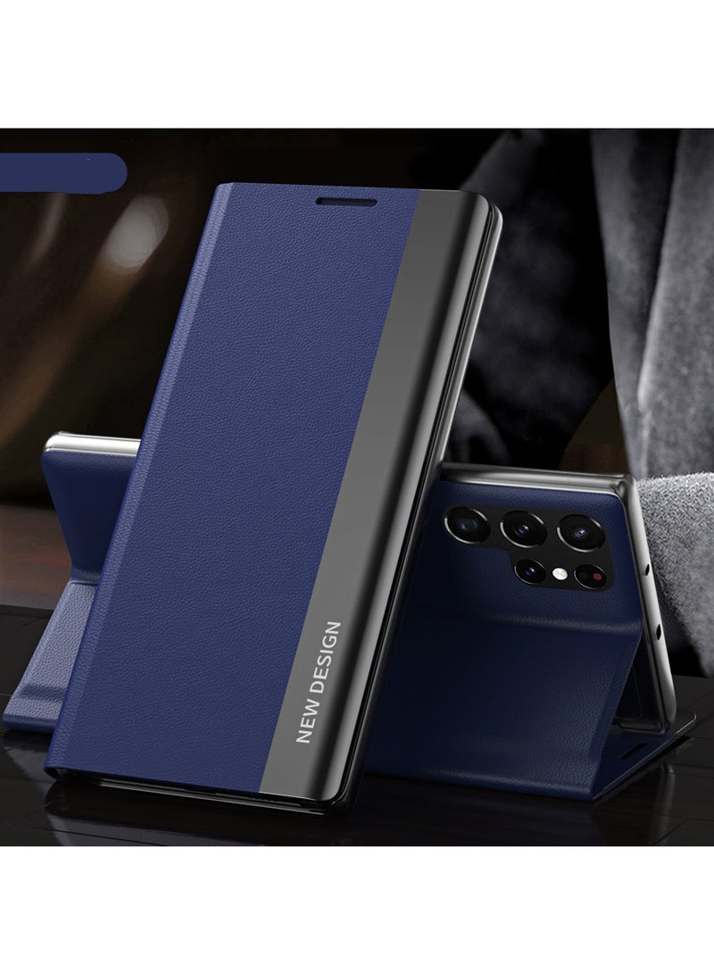 X-level غطاء هاتف سامسونج جالاكسي S25 ألترا مع غطاء خلفي وواجهة كامل، رفيع وقابل للطي، مضاد للخدوش، امتصاص نانو، وظيفة حامل، واقي لهاتف سامسونج S25 ألترا - Image 1