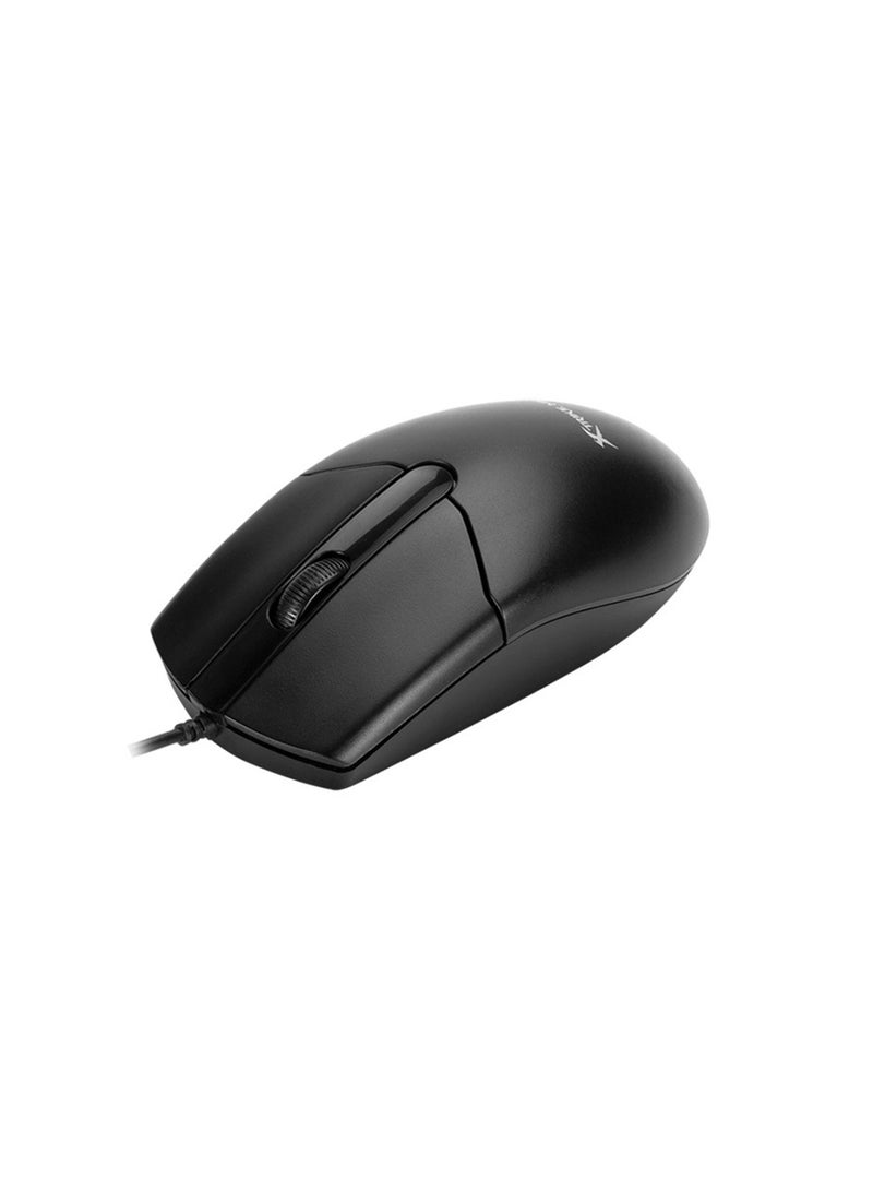 XTRIKE ME GM-124 Wired Office Mouse With Ergonomic Design Black Body - Image 2