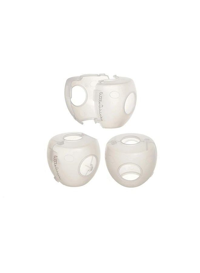 Little Chicks Baby Safety Door Knob Covers - 3 Count (Pack of 1) - Image 1
