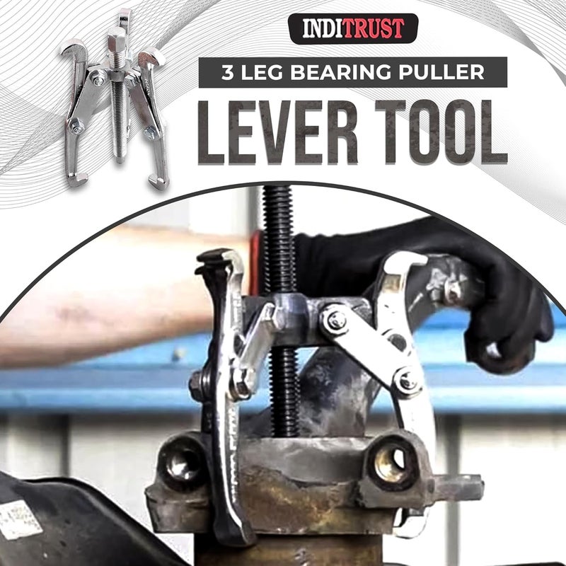Inditrust New 4 INCH 3 leg Bearing Puller Lever Tool (13 cm) - Image 2