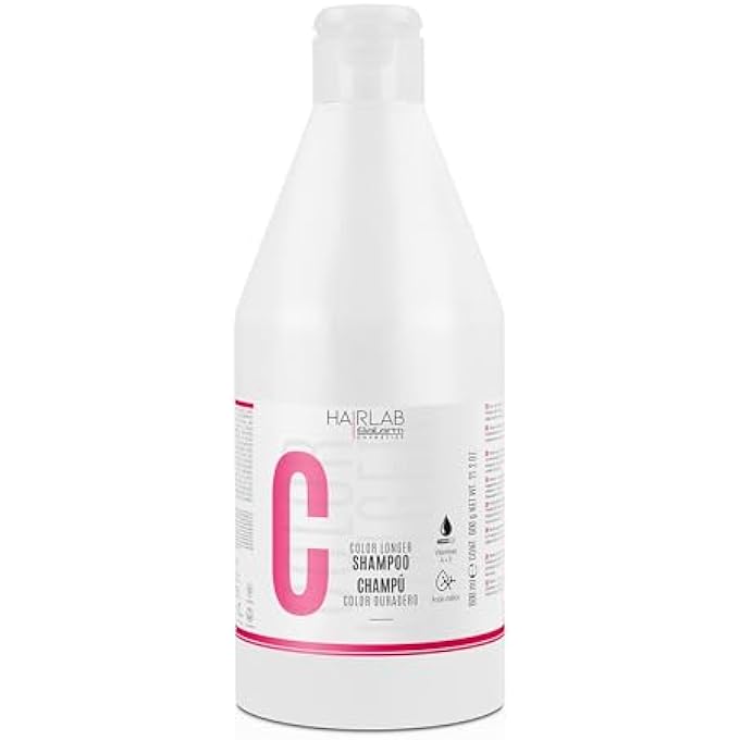 Salerm - SHAMPOO FOR COLOURED HAIR - COLOUR LONGER HAIR LAB SHAMPOO - 600 ML - WITH PROVITAMIN B5 AND VITAMINS A AND E - SEALS AND NOURISHES THE COLOUR - NO SULPHATES AND PARABENS - Image 2