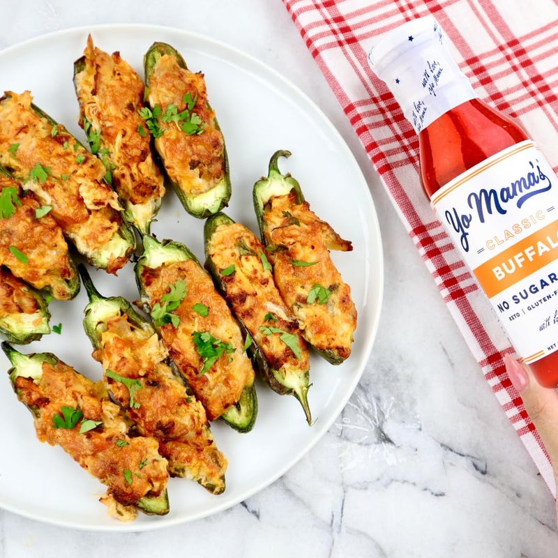 Yo Mama’s Foods Keto Buffalo Dipping, Marinade & Wing Sauce - Pack of (1) - Low-Zero Carb, No Sugar Added, Whole30, Paleo, Gluten and Soy Free, and Low Calorie! - Image 5