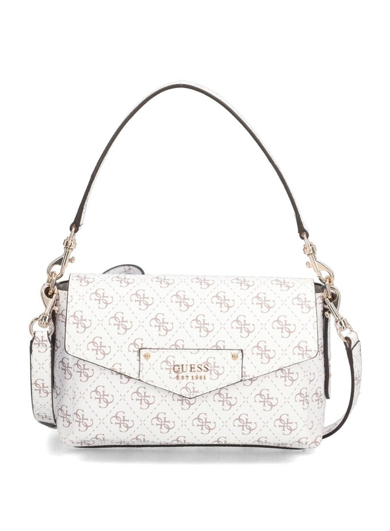 GUESS Eco Brenton Flap Shoulder Bag - A cool cross body bag with flair  - Image 1