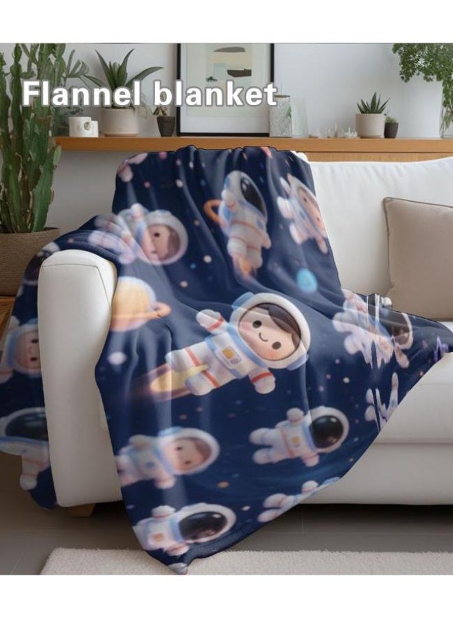 عام بطانية رقيقة من الفانيلا الكرتونية للأطفال والرضع (دافئة ومريحة، ومناسبة للنوم والألعاب) 70 سم * 100 سم - Image 5