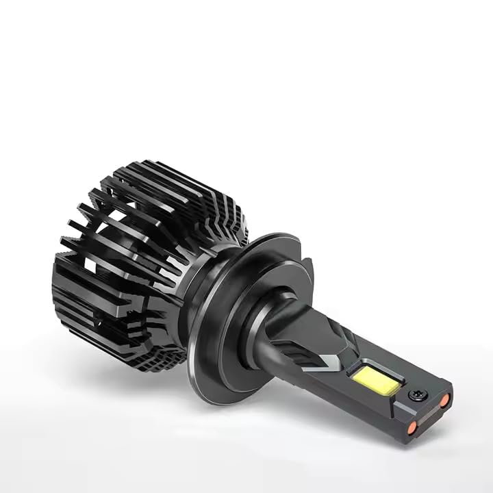 Audio Wheels H7 LED Headlight Bulbs – 160W High-Performance Lighting, 16,000 Lumens Brightness, 6000K Cool White Glow, Quick and Easy Installation for Enhanced Nighttime Visibility. - Image 3