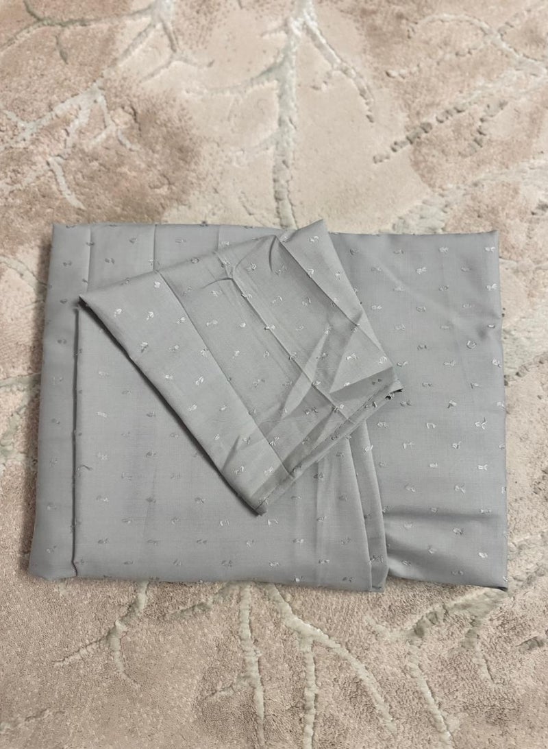 Brides Polka dot prayer jalal with sleeves and side tie - Image 2