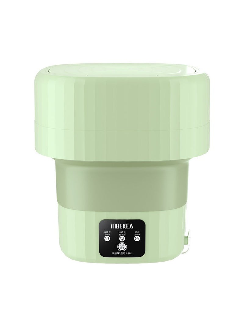 Portable Folding Washing Machine for Home and Dormitory Small Mini Automatic Washer for Underwear and Socks  - Image 1