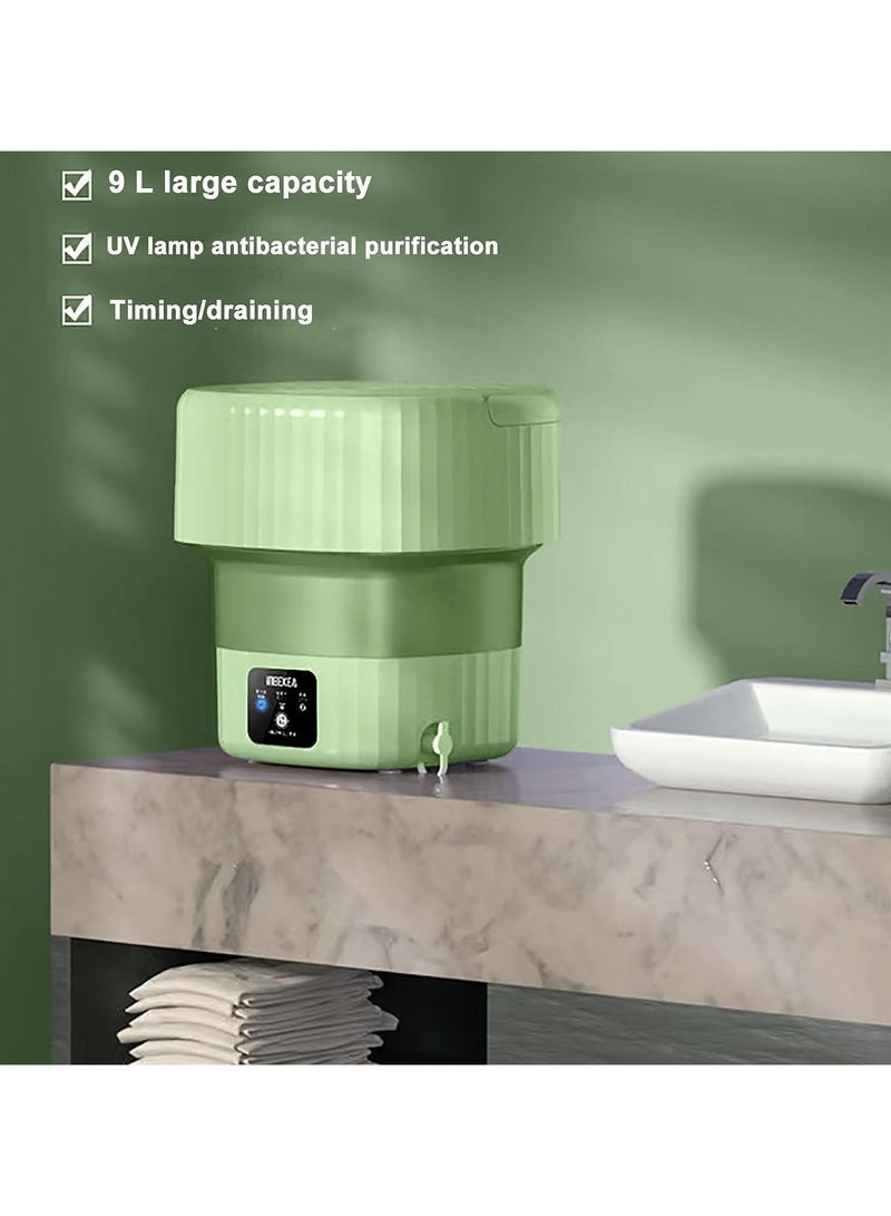Portable Folding Washing Machine for Home and Dormitory Small Mini Automatic Washer for Underwear and Socks  - Image 3