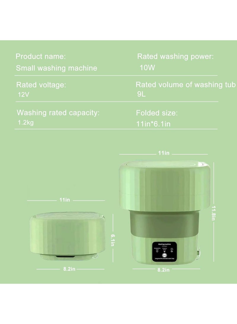 Portable Folding Washing Machine for Home and Dormitory Small Mini Automatic Washer for Underwear and Socks  - Image 5