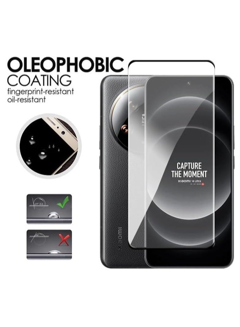 general Tempered Glass Compatible with Xiaomi 14 Ultra 5G Screen Protector and Camera Lens Protector - Image 3