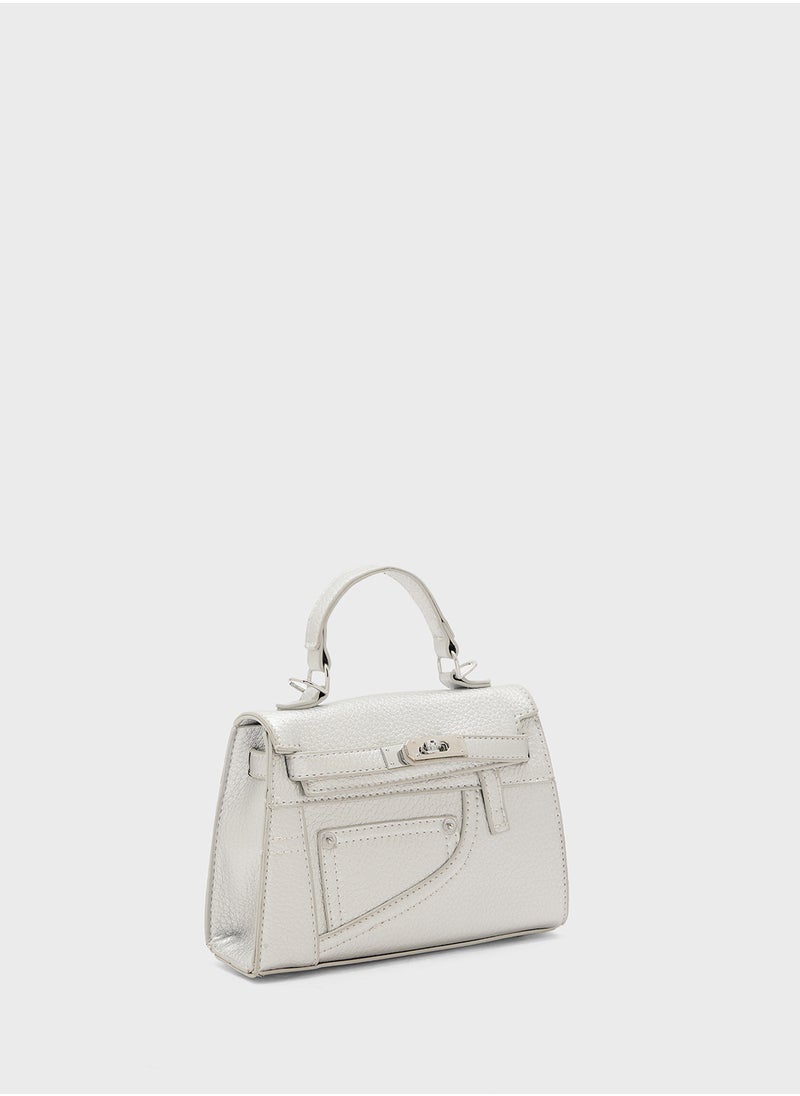 ELLA Satchel With Buckle  - Image 3