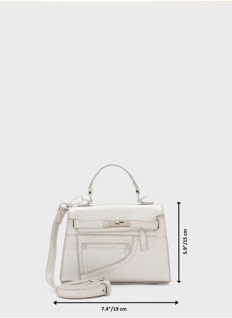 ELLA - Satchel With Buckle - Image 1