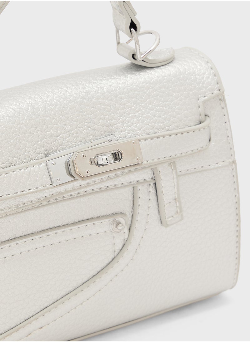 ELLA Satchel With Buckle  - Image 4