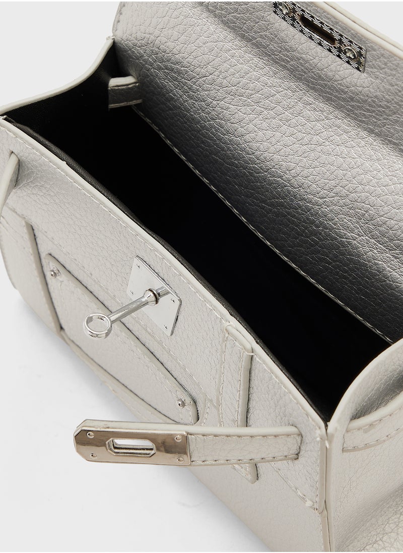 ELLA Satchel With Buckle  - Image 5