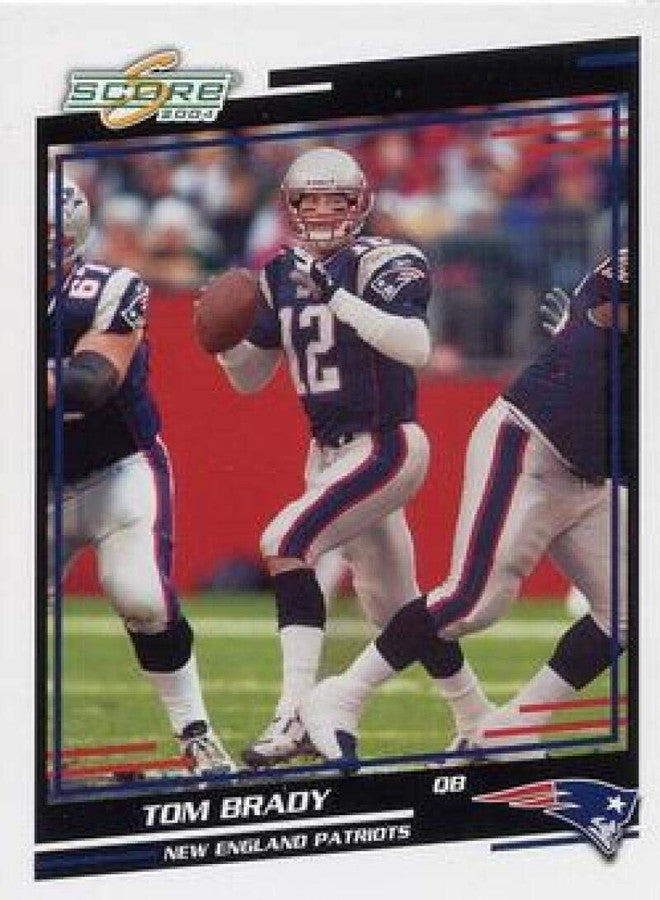 SCORE 2004 Score #183 Tom Brady New England Patriots NFL Football Card NM-MT - Image 1