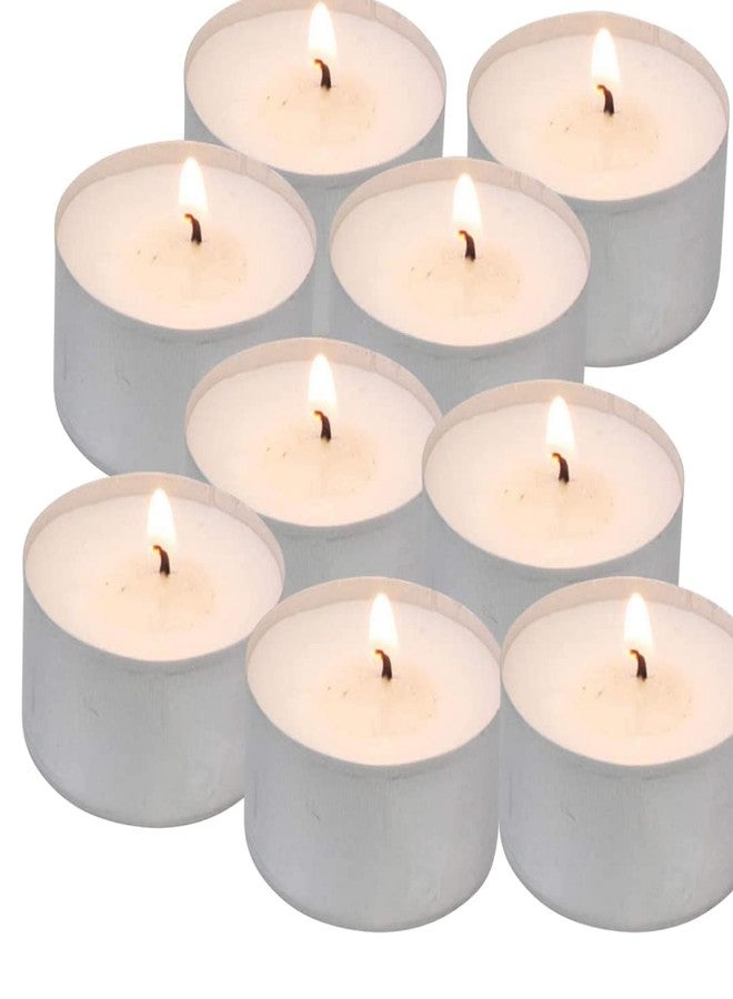 RAGHAV White Unscented Smokeless Long Burning Tea Light Candles with 6-7 Hour Burn Time Wax Tealight Candles Set of 30 for Home Decor Diwali Decoration - Image 1