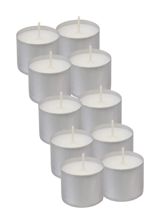 RAGHAV White Unscented Smokeless Long Burning Tea Light Candles with 6-7 Hour Burn Time Wax Tealight Candles Set of 30 for Home Decor Diwali Decoration - Image 4