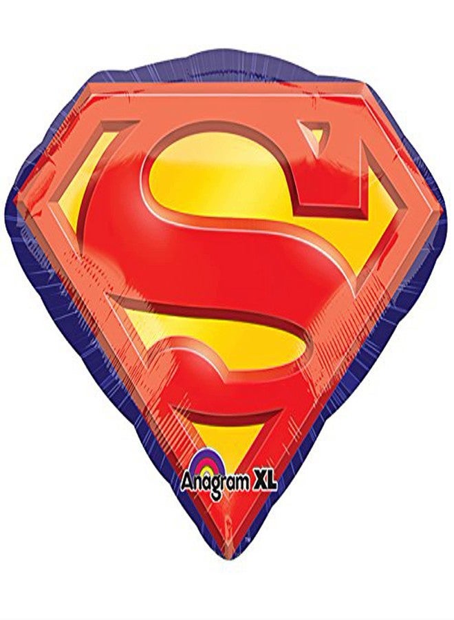 Anagram Superman Birthday Party Supplies 6pc Balloon Bouquet Decorations - Image 2