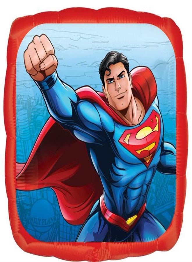 Anagram Superman Birthday Party Supplies 6pc Balloon Bouquet Decorations - Image 3
