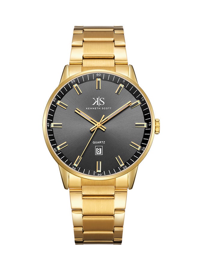 KENNETH SCOTT Stainless Steel Analog Wrist Watch K22010-GBGB - Image 1