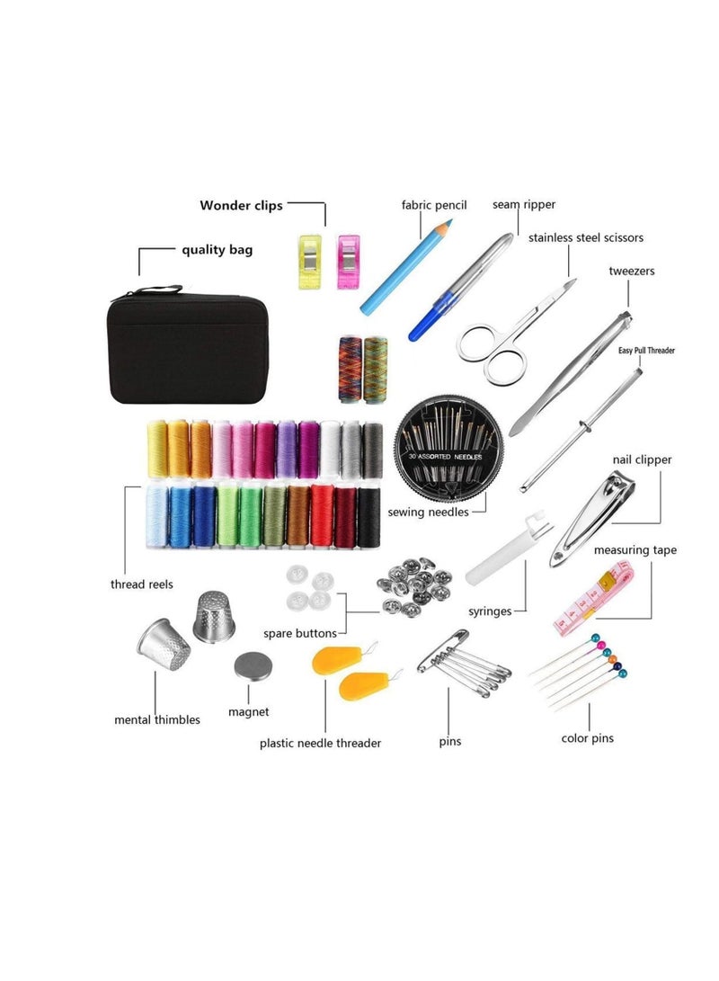 Dubkart DUBKART Sewing Kit 116Pcs DIY Premium Sewing Supplies Complete Mini Sew Kit Sewing Accessories - Image 3