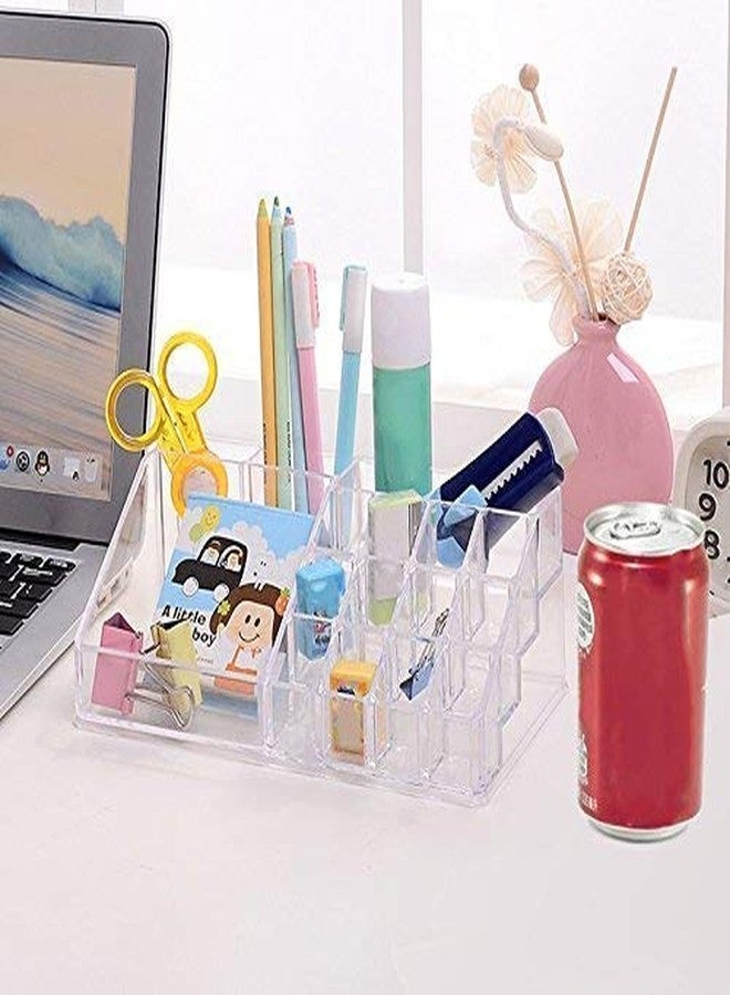 NETXE 16 Sections Acrylic Makeup Organizer (Transparent) - Image 5