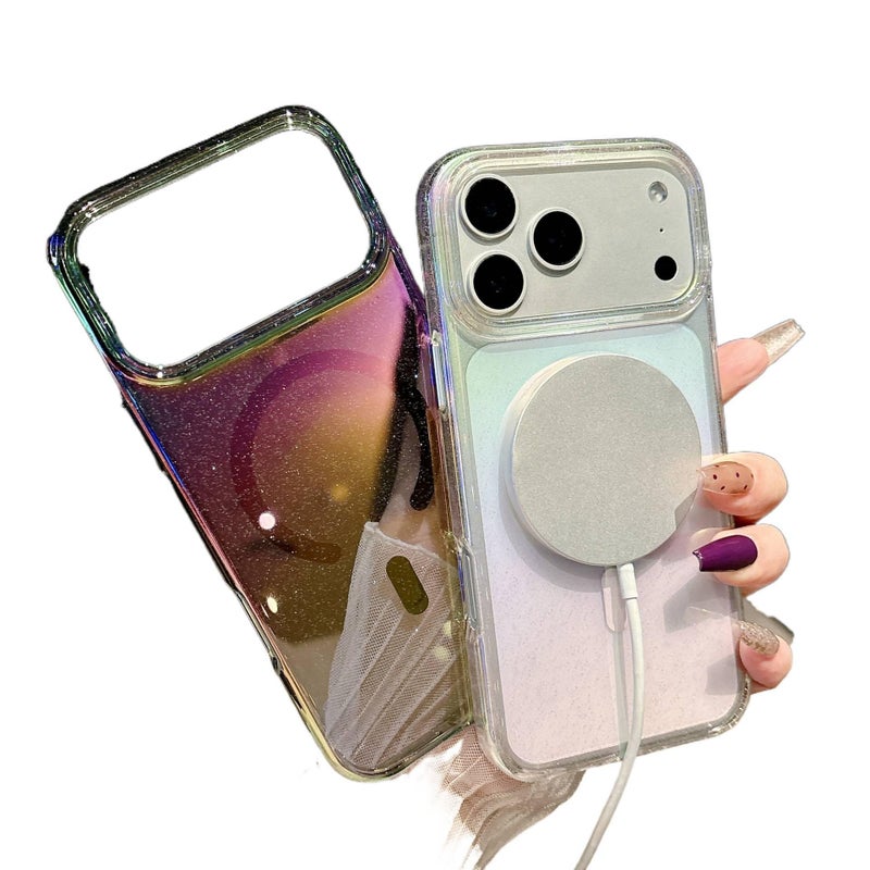 MagSafe Case | Drop Protection | Strong Magnetic | Shockproof Cover for iPhone 14 / 14 Plus / 14 Pro / 14 Pro Max | Orange TPU+PC - Image 5