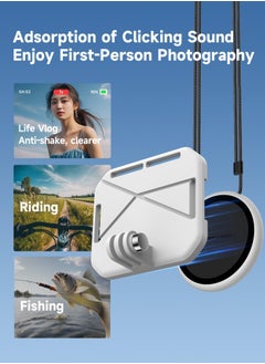 Excefore Magnetic Chest Mount for GoPro, POV/Vlog Selfie Action Camera Mount, Chest Mount Harness Strap for GoPro 12 11 10 9 Series  - Image 2