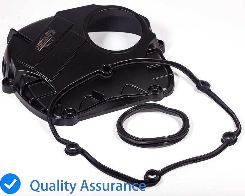 JSDAN Store غطاء سلسلة التوقيت العلوي من الألمنيوم مع حشوة لسيارات VW Beetle CC EOS Golf GTI Jetta Passat Tiguan AUDI A3 A4 A5 A6 ALLROAD Q3 Q5 TT EA888 2.0L غطاء التوقيت 06H103269C. - Image 3