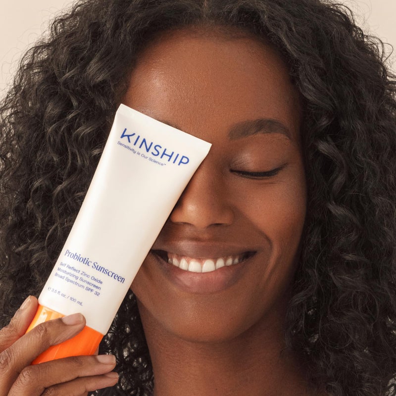 Kinship Zinc Oxide Mineral Sunscreen for Face Self Reflect SPF 32 | Vegan, Reef Safe, Non Toxic Eczema Sunscreen for Sensitive Skin | Sunblock Face Moisturizer with SPF (1.75 oz) - Image 5