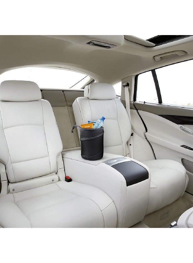 WAGAN Waterproof Easy Installation Travel Portable Car Trash Can Black 1.4 x 7.8 x 8.2 Inch 2121 - Image 5
