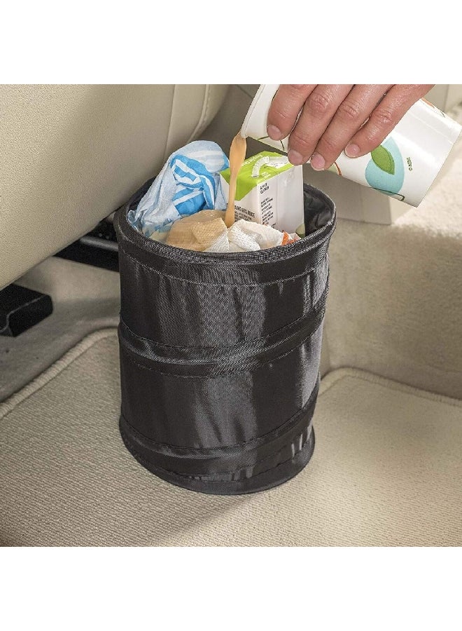 WAGAN Waterproof Easy Installation Travel Portable Car Trash Can Black 1.4 x 7.8 x 8.2 Inch 2121 - Image 4