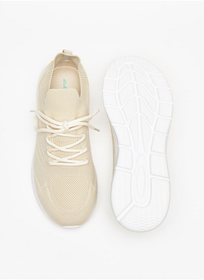Oaklan by Shoexpress - Women's Textured Lace-Up Sports Shoes - Image 1