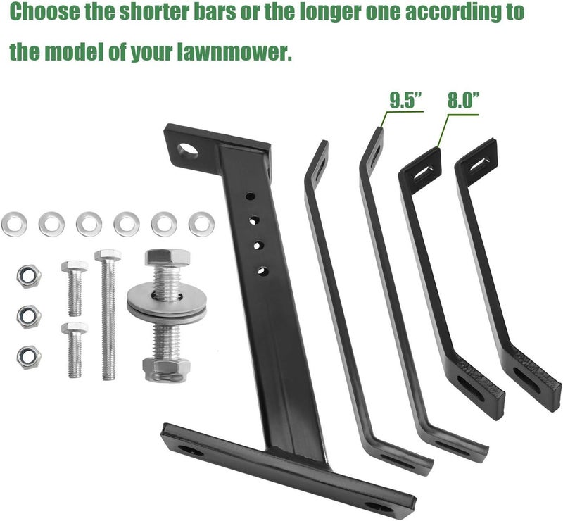 Eapele Trailer Hitch for Lawn Mower and Garden Tractor - Solid Iron Construction - Image 3