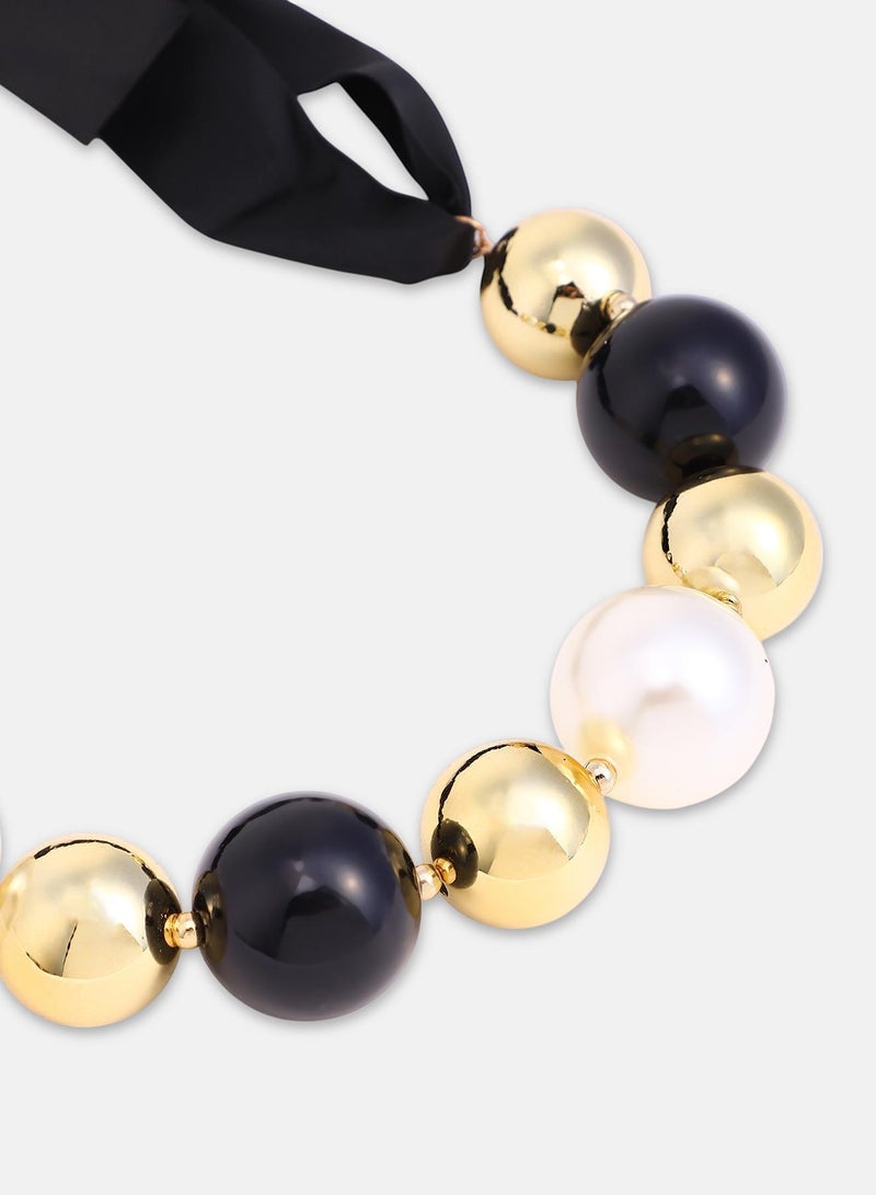 SOHI MajestÃ© Block Collar Artificial Necklace Jewellery - Image 5