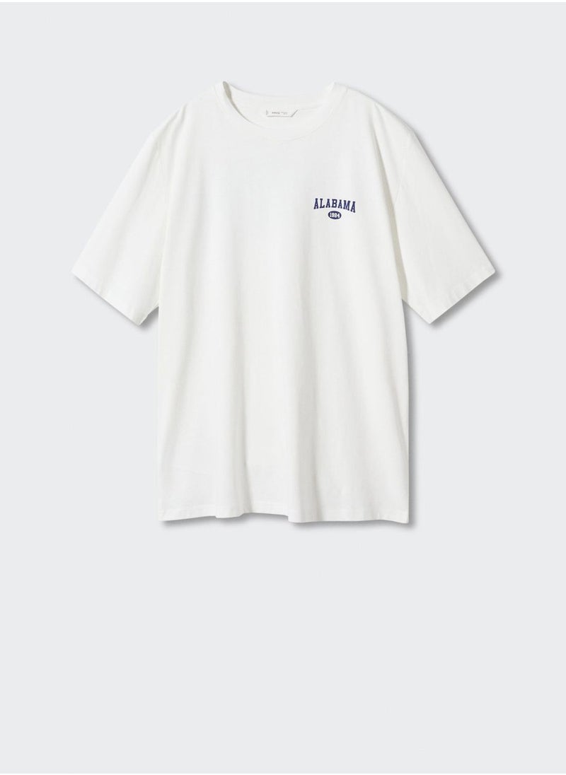 MANGO - Kids Alabama Back Print T-Shirt - Image 1
