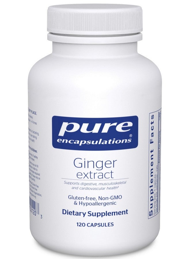Pure Encapsulations Ginger Extract | Supplement to Support The Digestive, Musculoskeletal, and Cardiovascular Systems* | 120 Capsules - Image 1