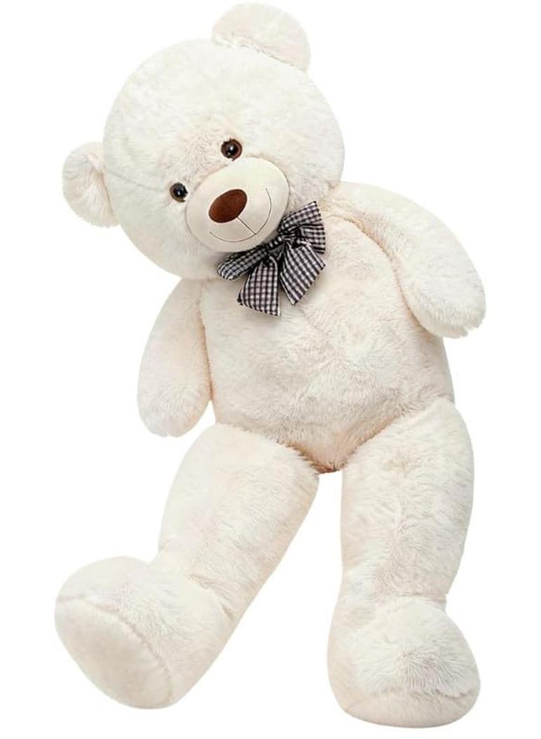MOSU Giant Teddy Bear 6 Feet Big Cream Stuffed Animal Stuffed Bears, Valentines Teddy Bear Gift for Women Girlfriend Boyfriend, Soft Lifesize Bear Plush for Girl Boy, Plush Gift for Kids (6 Feet) - Image 1