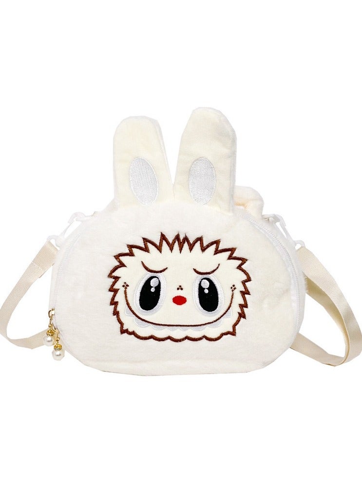 LABUBU Labubu Crossbody Bag Cartoon Backpack Doll Change Plush Bag Backpack
