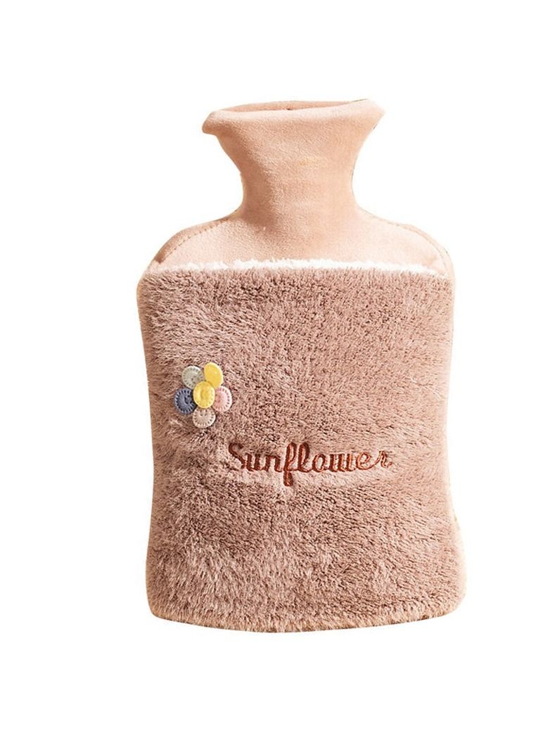 Generic New Water Injection Hot Water Bag Wholesale Large Size Warm Hand Bag Plush Rubber Water Bag  - Image 2