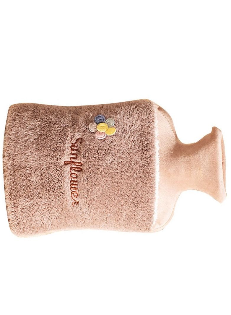 Generic New Water Injection Hot Water Bag Wholesale Large Size Warm Hand Bag Plush Rubber Water Bag  - Image 4