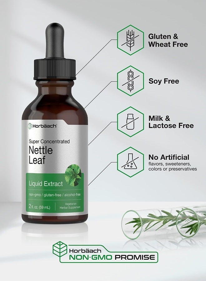 Horbäach Stinging Nettle Leaf Extract | 2 fl oz | Alcohol Free Liquid | Vegetarian, Non-GMO, Gluten Free Tincture | by Horbaach - Image 4
