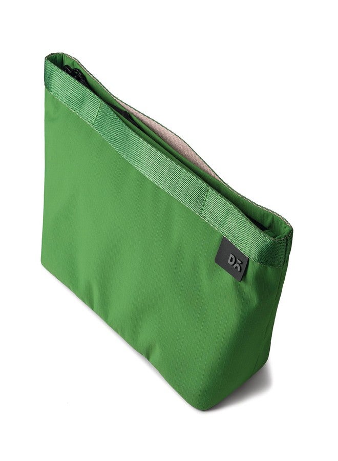 DailyObjects Large Pivot Carry All Pouch for Men and Women |Multi Storage Slip Pockets |Lightweight|Water Repellent|Portable| Recycled Nylon Zippered| Concealed Handles| For Daily Use/Travel (Green) - Image 2