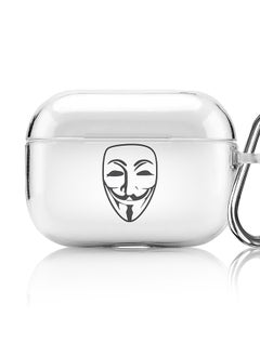 Classic Clear printed Case for Apple AirPods Pro 2nd Generation Thin Transparent Cover [Designed for Apple AirPods Pro 2nd Generation] - Vendetta