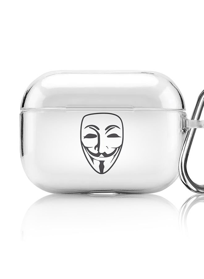 Stylizedd - Classic Clear printed Case for Apple AirPods Pro 2nd Generation Thin Transparent Cover [Designed for Apple AirPods Pro 2nd Generation] - Vendetta - Image 1