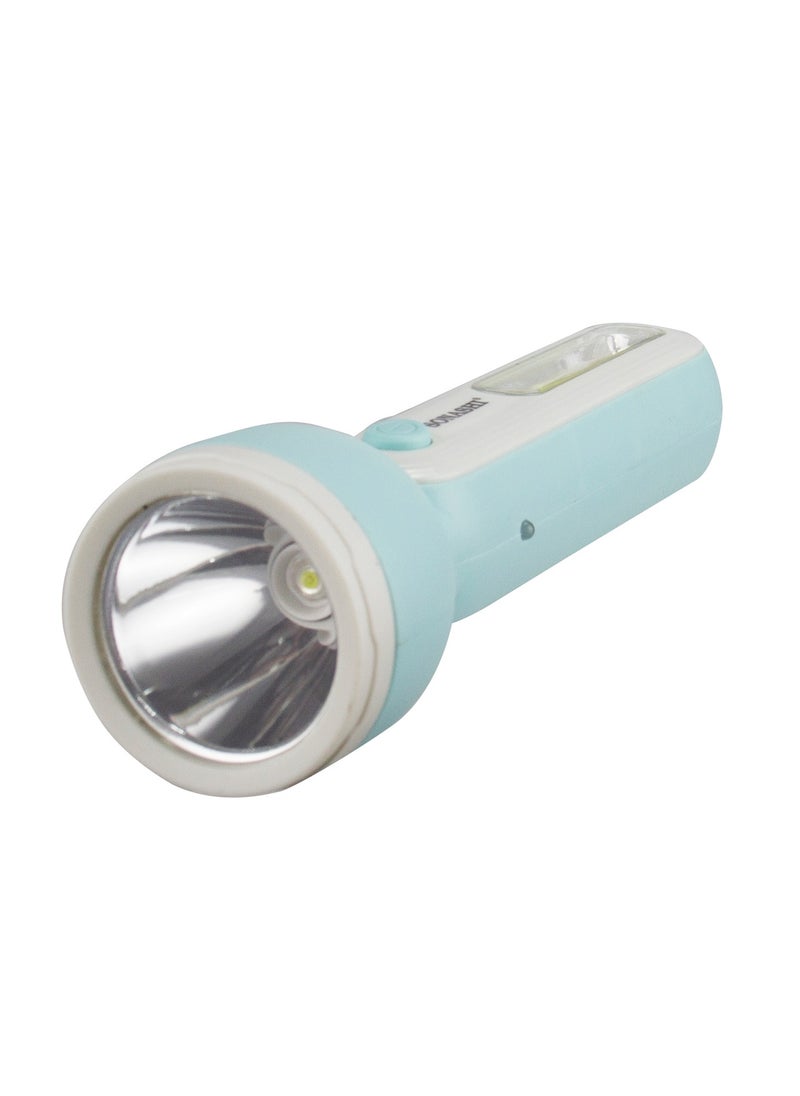 SONASHI Rechargeable LED Flashlight  1 Pc Bright LED with Charge Indicator  800mAh Battery with Continuous Working of 2 Hours  Portable and Durable Product for Emergencies and Camps SPLT-108N Green  - Image 3