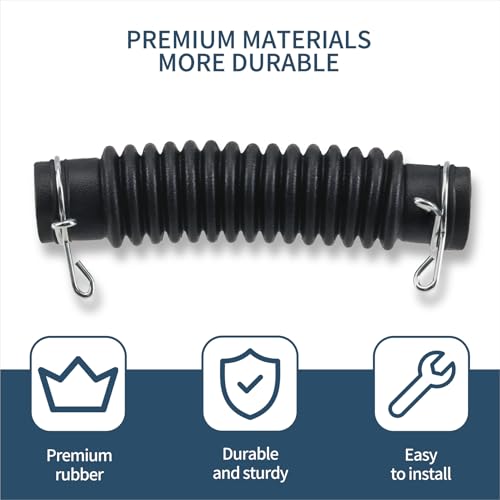 Hufopik 1 Pcs Washer Drain Hose Assembly AEM73213001 - Thicker Tub-to-Pump Connector with Stainless Steel Hose Clamps - Compatible with LG Washing Machines - Image 4