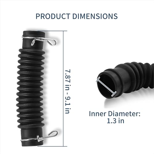 Hufopik 1 Pcs Washer Drain Hose Assembly AEM73213001 - Thicker Tub-to-Pump Connector with Stainless Steel Hose Clamps - Compatible with LG Washing Machines - Image 2