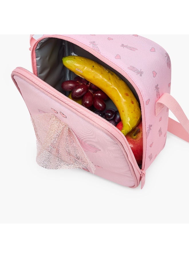 YOLO Lunch Bag-Ballerina-1 Cmprt- (Polyester) Pink \ 21X25X10.5 - Image 4